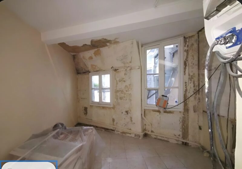 "Transformation einer kleinen Wohnung in Paris: Von Ruinen zu einem schicken Interior dank der Vision eines jungen Mannes"
