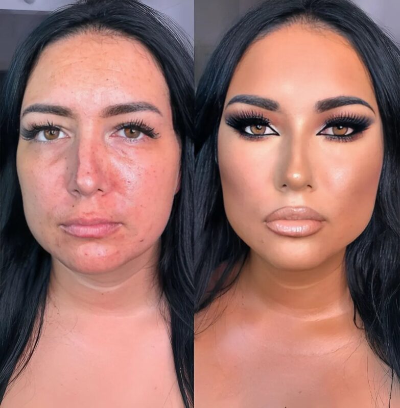 Die Magie des Make-ups: Es ist faszinierend zu sehen, wie Make-up einen Menschen verändern kann! ✨