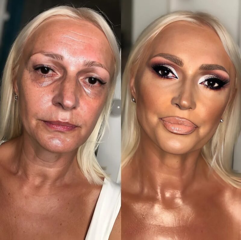 Die Magie des Make-ups: Es ist faszinierend zu sehen, wie Make-up einen Menschen verändern kann! ✨
