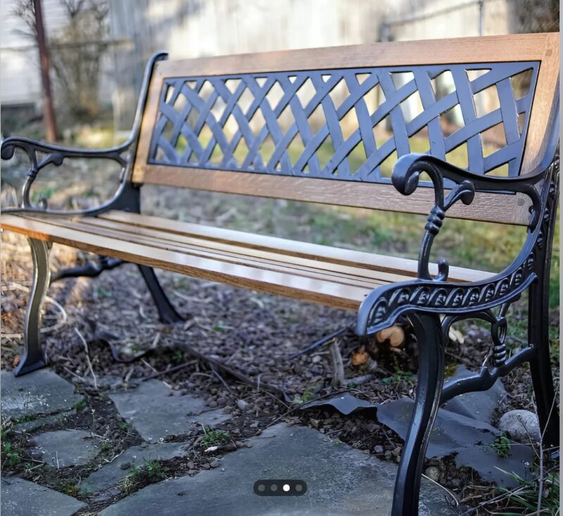 Ich habe eine verlassene Gartenbank restauriert: ein zweites Leben für ein vergessenes Möbelstück 🌿🛠️
