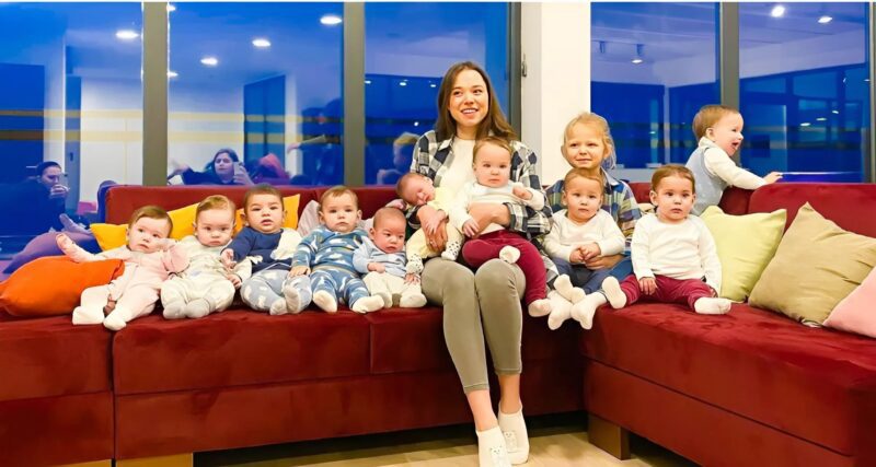 Sophie, 23, ist Mutter von 11 Kindern und plant, noch mehr zu bekommen .