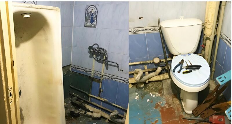 „Ich habe das Badezimmer meiner Mutter komplett renoviert, ein erfolgreiches und lohnendes Projekt 🛠️.“