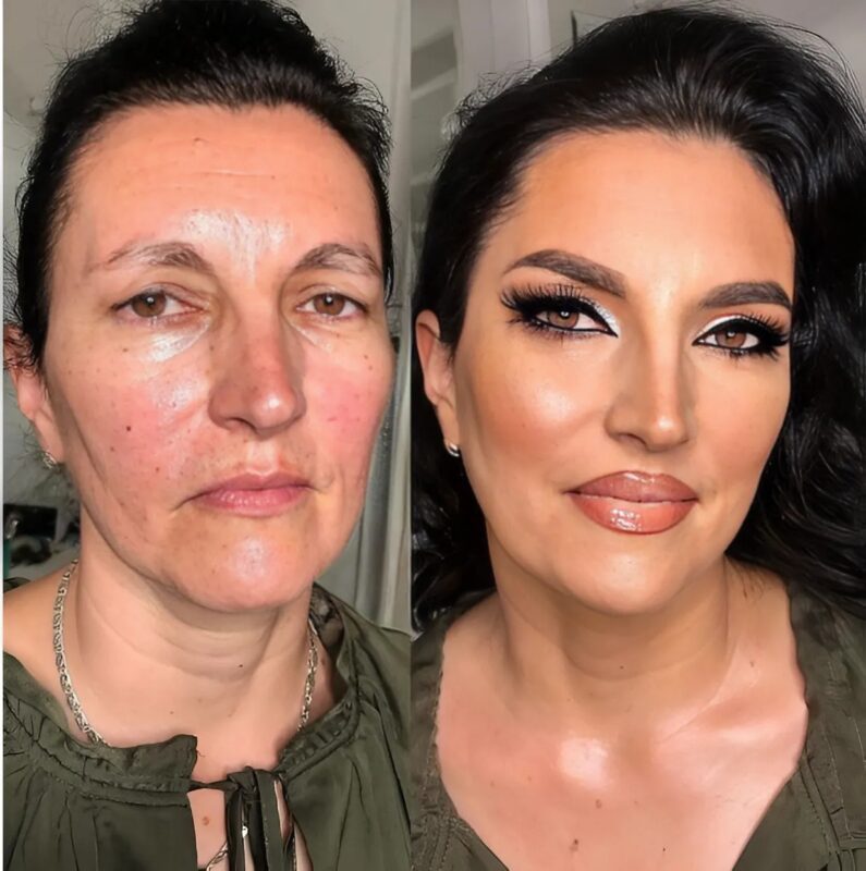 Die Magie des Make-ups: Es ist faszinierend zu sehen, wie Make-up einen Menschen verändern kann! ✨