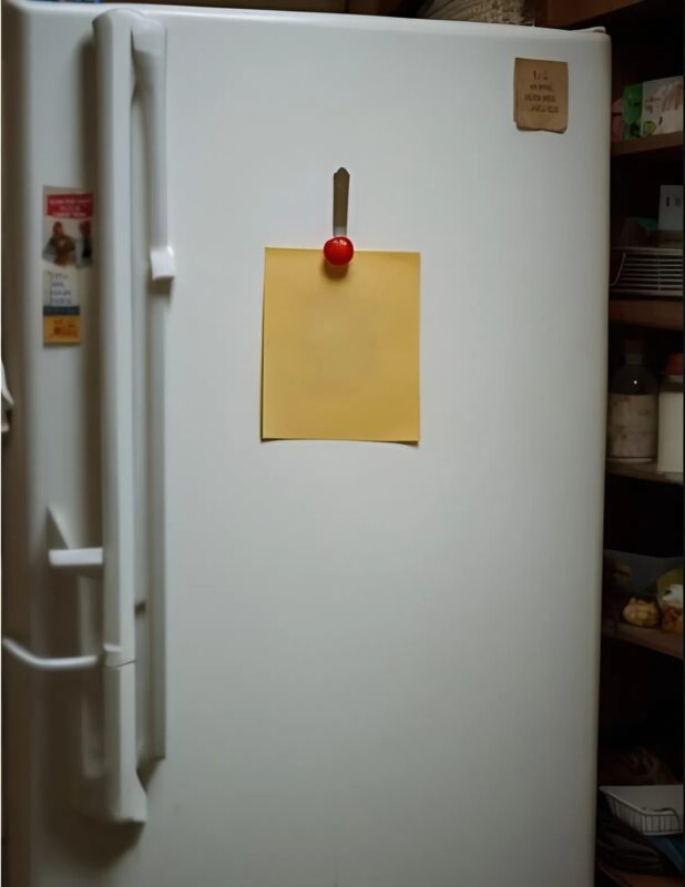 Nach dem Familienessen hinterließ die Schwester meines Mannes eine Notiz an meinem Kühlschrank – und sie brachte mein Leben zum Einsturz.