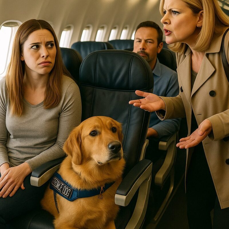 Schaffen Sie diesen Hund hier raus!“ – Wenn selbst ein bezahltes Ticket keinen Skandal an Bord verhindert