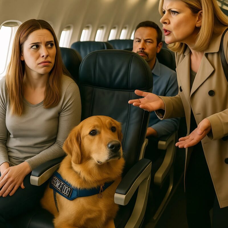 Schaffen Sie diesen Hund hier raus!“ – Wenn selbst ein bezahltes Ticket keinen Skandal an Bord verhindert