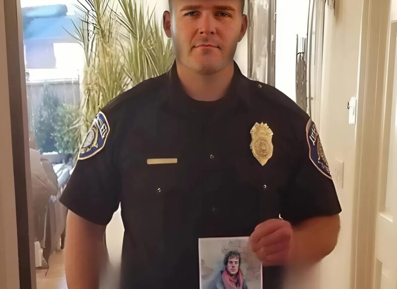 Ich half einem Obdachlosen – 5 Jahre später stand ein Polizist mit seinem Foto vor meiner Tür