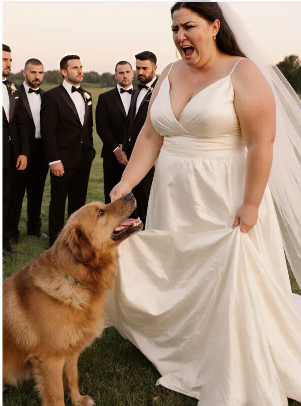 Im Herzen der Hochzeitsfeier enthüllt ein Dorfhund ein erschreckendes Geheimnis unter dem Kleid