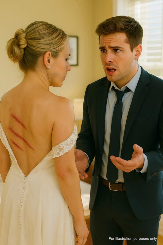 Am Abend unserer Hochzeit, als ich ihr das Kleid auszog, war ich zutiefst erschüttert…