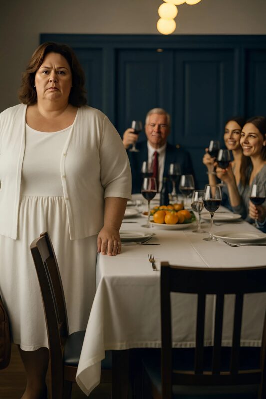 Mitten im Abendessen demütigte mich mein Mann vor allen, indem er mich herabsetzte und mein Aussehen auf verletzende Weise kritisierte