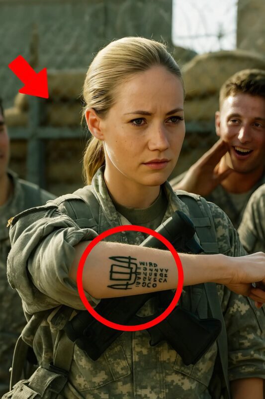 Sie lachten über das Tattoo – dann blieben sie erstarrt, als ein Kommandant der Spezialeinheiten ein Zeichen gab