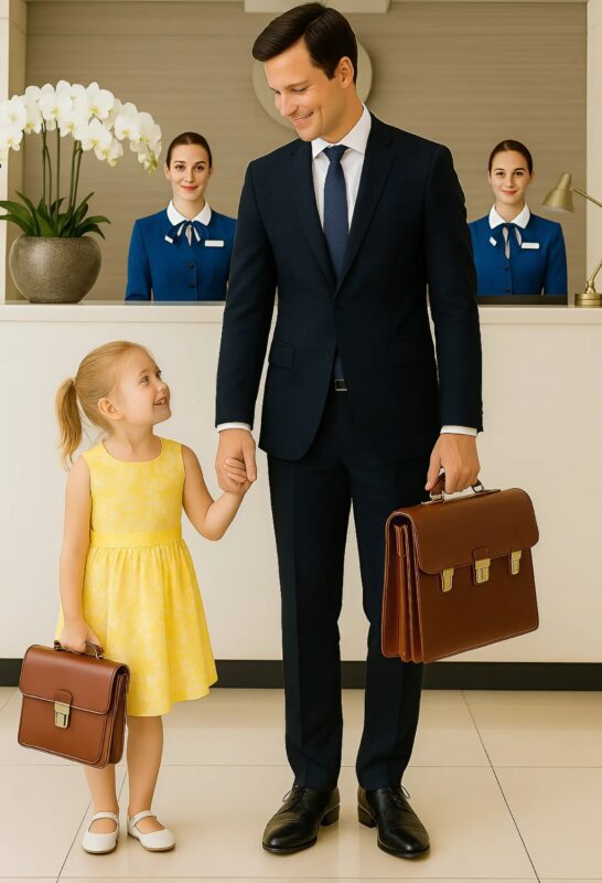 « Ich bin hier für das Vorstellungsgespräch meiner Mama », sagte das kleine Mädchen im gelben Kleid, das allein in ein multinationales Unternehmen gekommen war