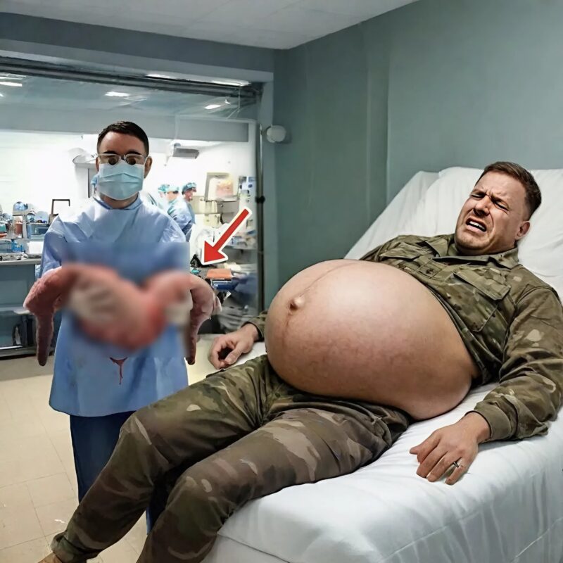 Ein Mann im Krankenhaus mit Bauchschmerzen: Eine schockierende Diagnose bei einem Soldaten