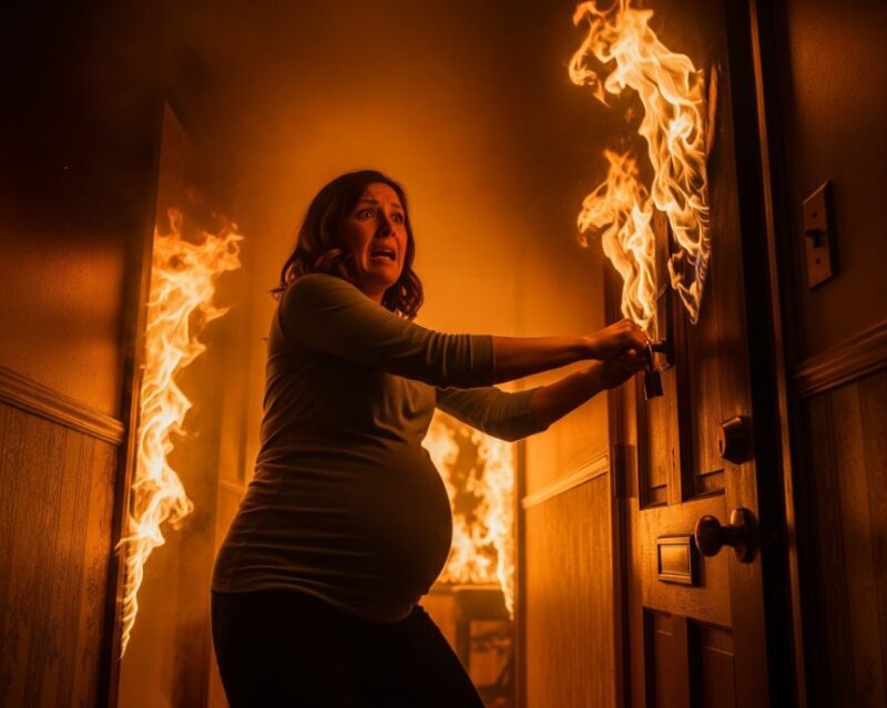 Ein stechender Benzingeruch erfüllte das Haus, ich rannte zur Tür, sie war verschlossen, die Fenster ließen sich nicht öffnen. Durch den Rauch sah ich meinen Mann und seine Geliebte, regungslos, beobachtend