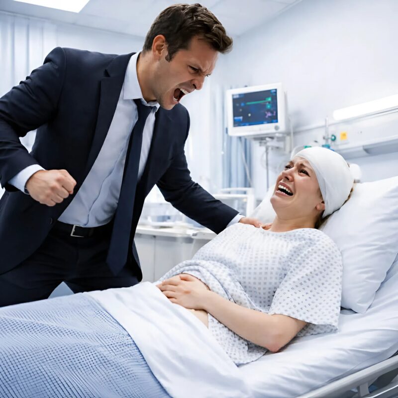 Als ich bei einem Unfall schwer verletzt wurde, sagte mein Mann zu mir: — « Hör auf mit deinem Theater! Steig aus diesem Bett und komm mit mir. Ich werde mein Geld nicht für diesen Unsinn verschwenden! »