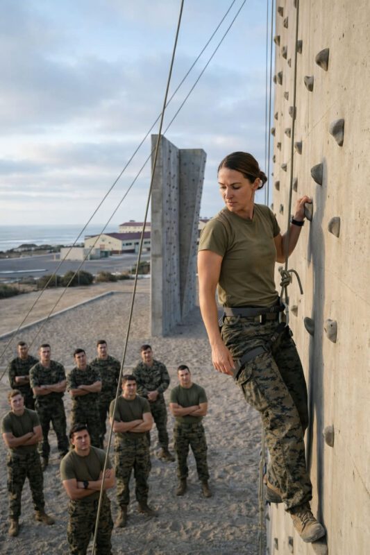 Die Soldaten dachten, es sei nur ein einfaches Training, doch was sie tat, schockierte alle