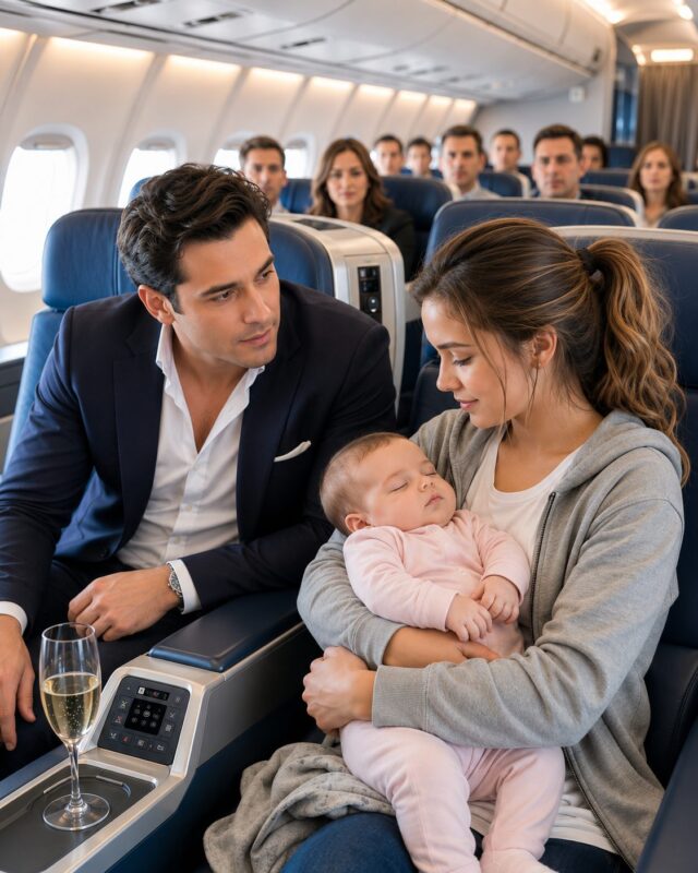 Die Tochter des Milliardärs weinte drei Stunden lang im Flugzeug… bis eine Jugendliche aus der Economy-Klasse ein Familiengeheimnis enthüllte