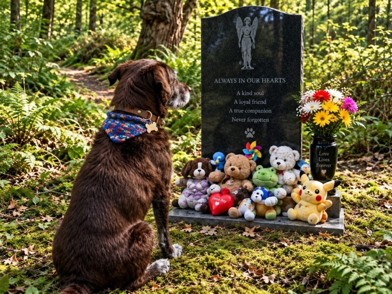 Ein seltsamer Hund saß jeden Tag auf dem Grab meines Sohnes – Eines Tages beschloss ich, ihm zu folgen, und was danach entdeckt wurde, war einfach unglaublich